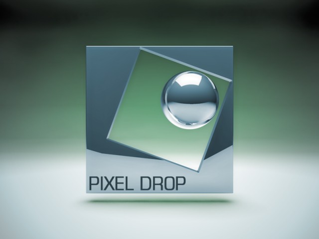 Pixel Drop Logo