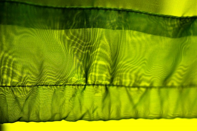 green cloth moire