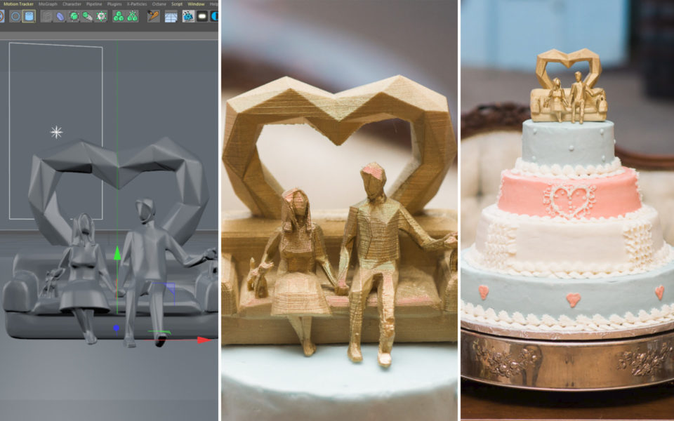 wedding cake 3d print