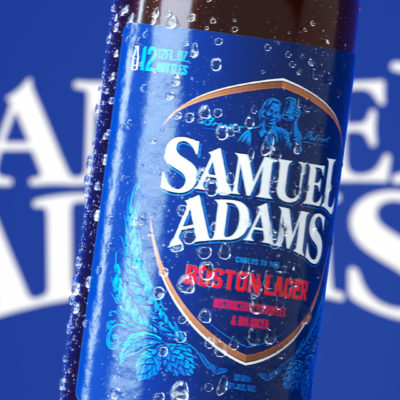 sam adams 3d bottle