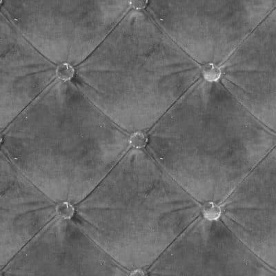 Grayscale cushion fabric roughness map.